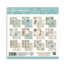 Stamperia Paper Pack 8x8" - Masquerade (lille)